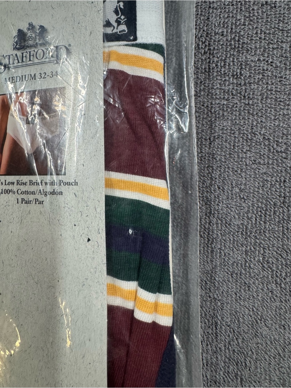 Rare vintage men's Stafford low rise pouch brief - Picture 2 of 8
